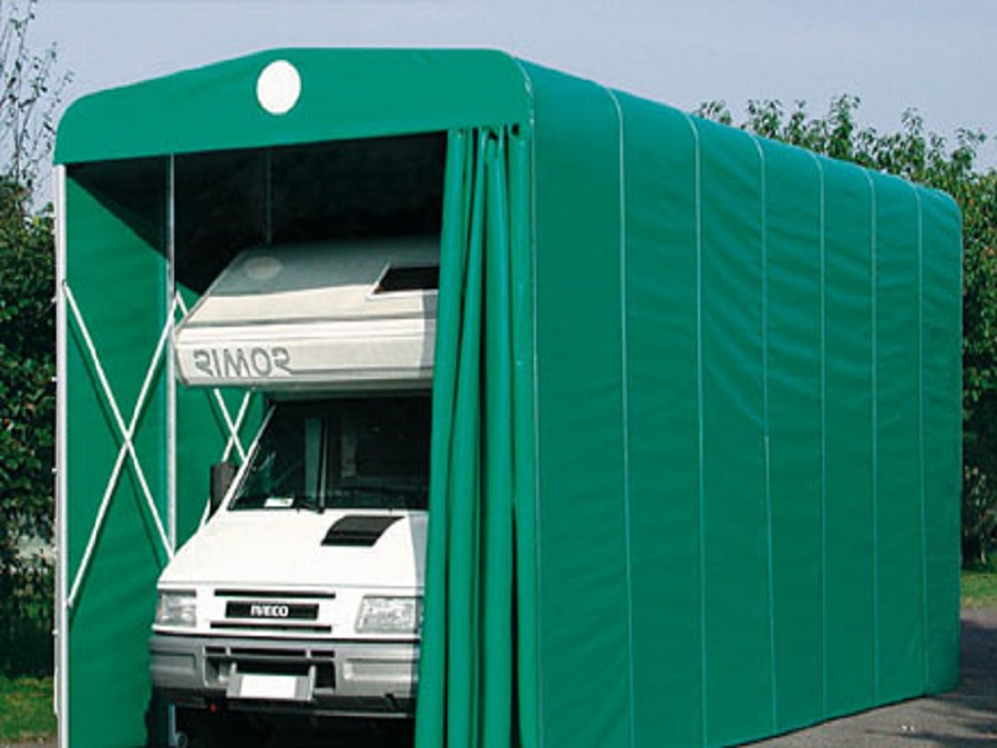 GAZEBO PER COPERTURA AUTO E CAMPER A PANTOGRAFO